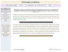 Tablet Screenshot of philo.abhinav.ac.in