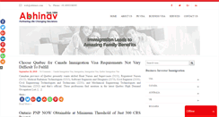 Desktop Screenshot of blog.abhinav.com