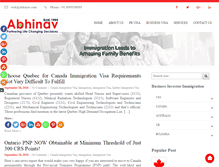 Tablet Screenshot of blog.abhinav.com